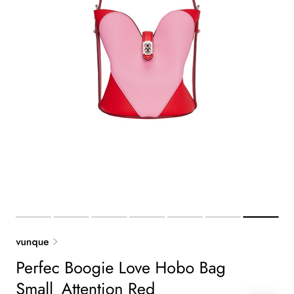 Vunque Red & Pink Heart Crossbody Bag - Picture 8 of 8